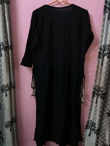 Nayra cut Black Kurta with pant set