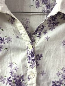 Branded Floral Self Design Women’s Shirt