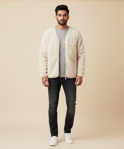 Uniqlo Fluffy Yarn Fleece Full-Zip Jacket