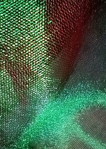 New Dual Tone Sheer Saree With Running Blouse Pc
