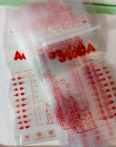 Baby Food Storage Bags