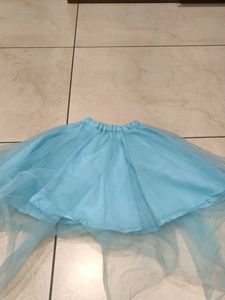 Light Blue Tulle Skirt