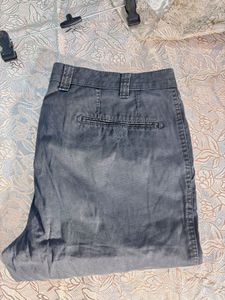 Men's Grey Casual Pants