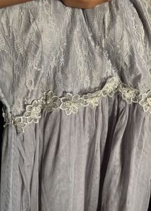 Elegant Lace &amp; Tulle Gown