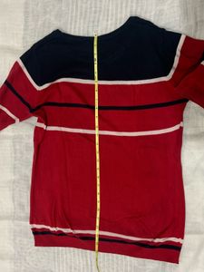 Teamspirit Classic Striped Knit T-shirt
