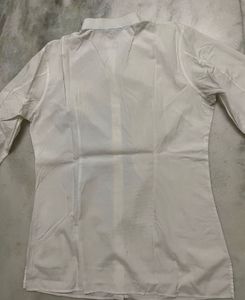 Classic White Button-Up Shirt