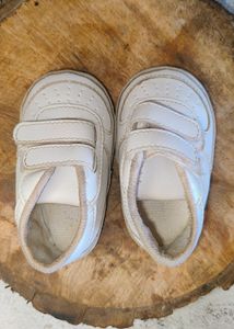 Baby White Shoes 6-12 Months