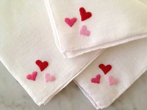 Floral hand Embroidered Handkerchief (combo -3)