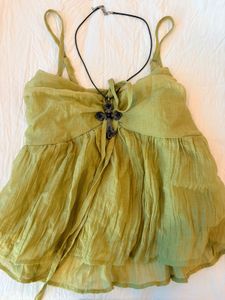 Chic Green Camisole top