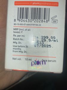 Plum Mandarin &amp; Vitamin C Serum