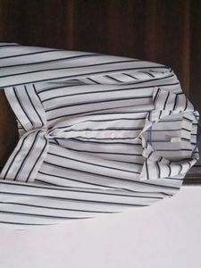 Striped Button-Up Shirt