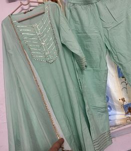 Pink Almirah 💙Pure Cotton Kurta Set