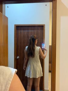 Sleeveless Double-Breasted Fit &amp; Flare Dress