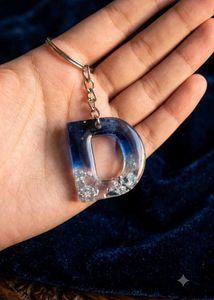 Custom Letter D Keychain