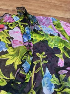 Chiffon Floral whimsy Print Top