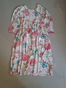 Floral Print Kurta Set