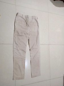 Light Beige Casual Pants