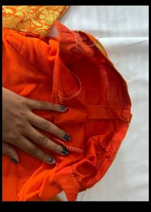 Orange Ethnic lehenga