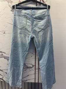 Max High Waist Light Wash Denim Jeans- 30