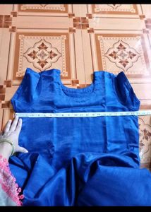 Stunning Blue Embroidered Kurta Set