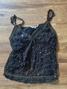 Sparkly Embellished Cami Top
