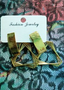 Trendy Golden Earrings