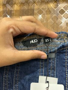 Stylish Denim Corset Top(Brand new)
