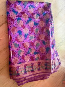 Vibrant Floral Saree