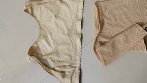 Lace Trim Shapewear Set