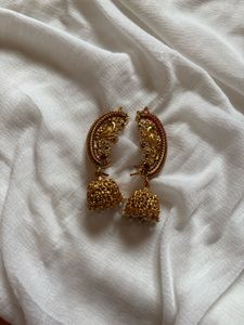 Trending Antique Gold Kanphool Earrings