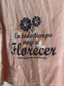Puff-Sleeve Tee + Floral Pleated Skirt
