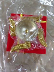 Golden Decorative Pooja Diya