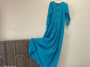 Beautiful Teal Anarkali Gown