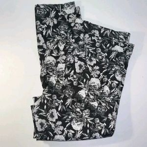 H&amp;M Floral Print Jeans