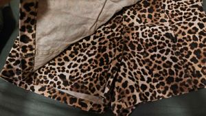 Animal Print Skort