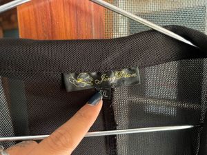 Stylish Black Blazer with Lace Detail