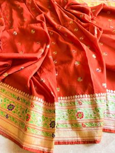 Pure Silk Paithani Banarasi