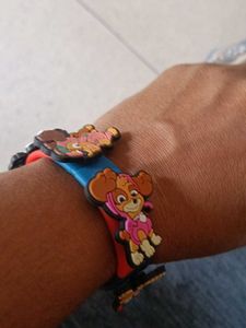cute paw patrol cartoon charm silicone wristband f
