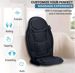 Croma Back Massager Seat (Isolation Massage, Black