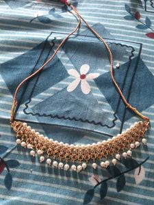 Elegant Pearl and Stone Necklace
