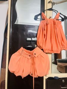 Peach Two-Piece Set