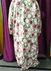 Beautiful Floral Stone Print Dubai Maxi bridal