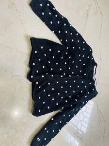 stylish polka dot H&amp;M brand  sweater