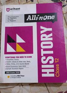 Arihant All in One History Class 12