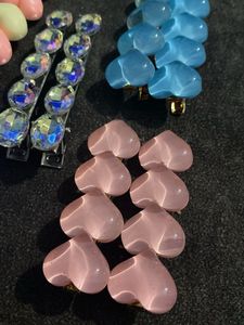 Cute Heart Hair Clips Set of 5 pair