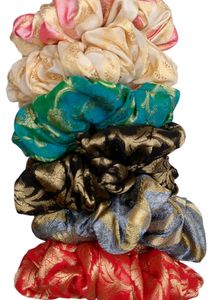 Scrunchies Multicolour (Set of 6)