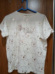 Cute Teddy Bear Graphic T-Shirt