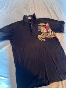 Graphic Print Polo Shirt