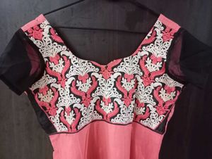Ethnic Pink Anarkali Kurta