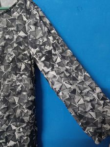 Chic Geometric Print Dress